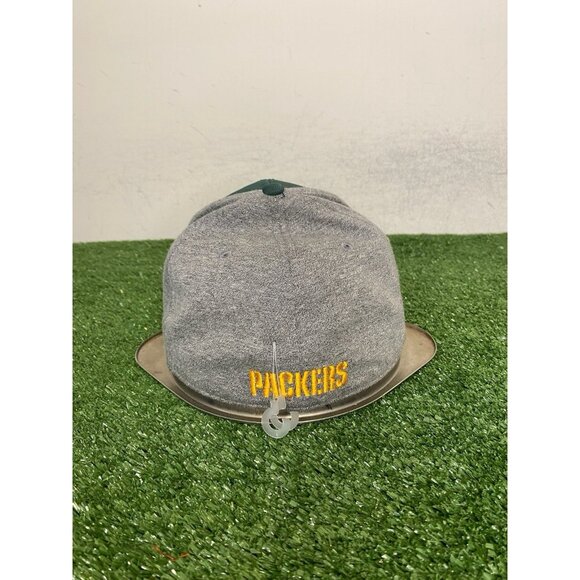Green Bay Packers hat cap fitted one size OSFA gray green '47 lightweight mens - Picture 5 of 9